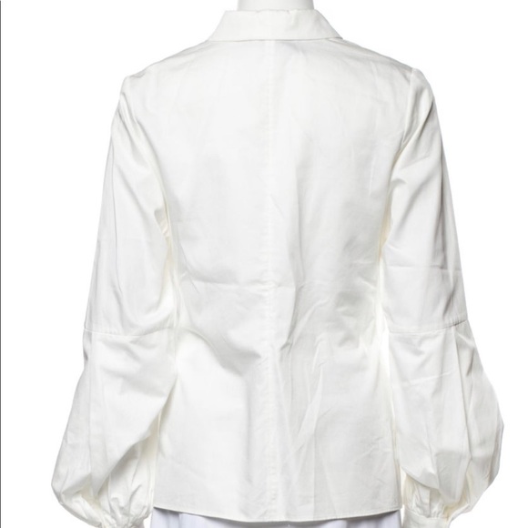 Alexis Long Sleeve Button Up - White - Picture 3 of 4